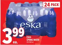 Metro ESKA SPRING WATER offer