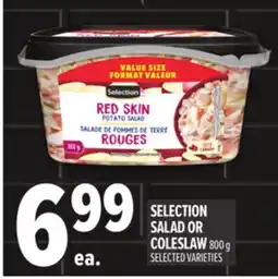 Metro SELECTION SALAD OR COLESLAW offer
