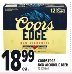 Metro COORS EDGE NON-ALCOHOLIC BEER offer