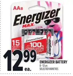Metro ENERGIZER BATTERY offer