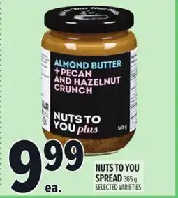Metro NUTS TO YOU SPREAD offer