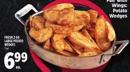 Metro FRESH 2 GO LARGE POTATO WEDGES offer