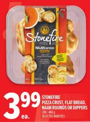 Metro STONEFIRE PIZZA CRUST, FLAT BREAD, NAAN ROUNDS OR DIPPERS offer