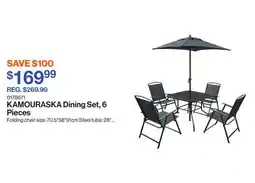 Patrick Morin KAMOURASKA Dining Set, 6 Pieces offer
