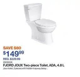 Patrick Morin JOUX Two-piece Toilet, ADA offer