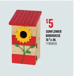 Canac Sunflower Birdhouse 101/4in offer