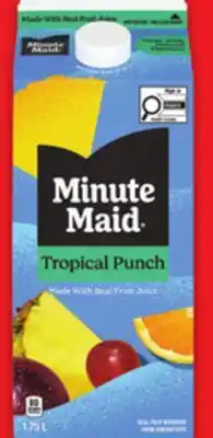 Metro FRUITOPIA OR MINUTE MAID REFRIGERATED DRINKS offer