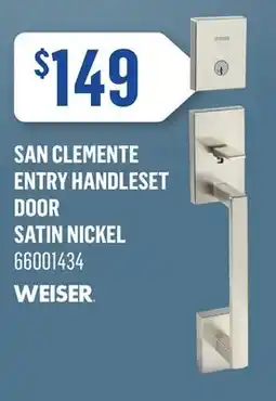 Canac San Clemente Entry Handleset door offer