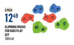 Canac Climbing Rocks for Kids Play Set offer