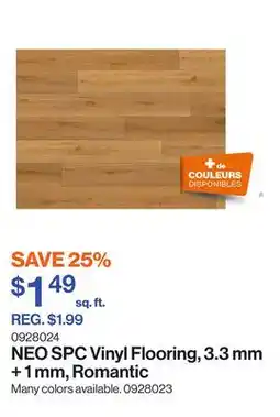 Patrick Morin NEO SPC Vinyl Flooring, 3.3 mm + 1 mm, Romantic offer