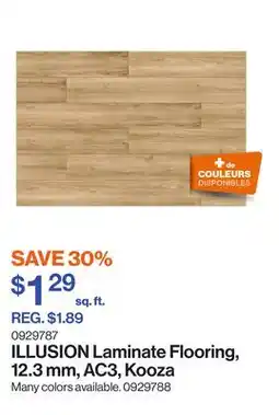 Patrick Morin ILLUSION Laminate Flooring, 12.3 mm, AC3, Kooza offer