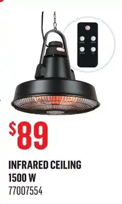 Canac Infrared Ceiling Mounted Patio Heater offer