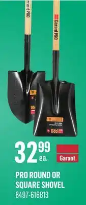Canac Pro Round Shovel offer