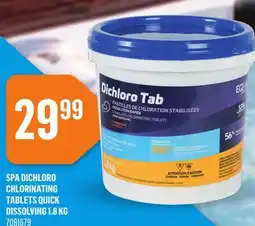 Canac Spa Dichloro Chlorinating Tablets quick dissolving 1.8kg offer