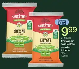 Avril L'Ancêtre fromage bio sans lactose nourries à l'herbe offer