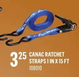 Canac Canac Ratchet Straps 1inx15ft offer