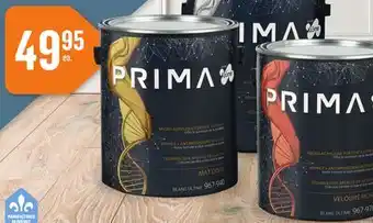 Canac Prima Flat Interior Latex Paint Ultimate White offer