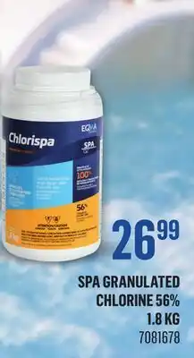 Canac Spa Granulated Chlorine 56% 1.8kg offer
