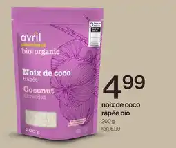 Avril noix de coco râpée bio offer