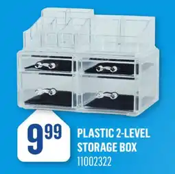 Canac Plastic 2-Level Storage Box offer