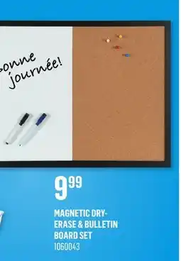Canac Magnetic Dry-Erase & Bulletin Board Set offer
