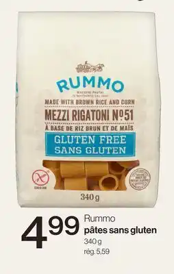Avril Rummo pâtes sans gluten offer