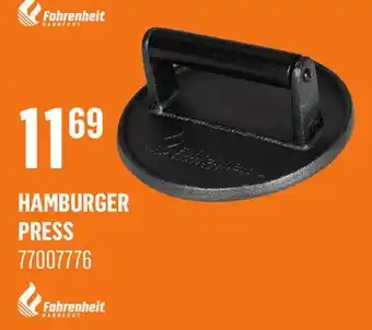 Canac Hamburger Press offer