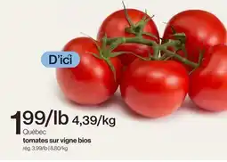 Avril tomates sur vigne bios offer