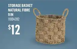 Canac Storage Basket Natural Fibre 9 in offer