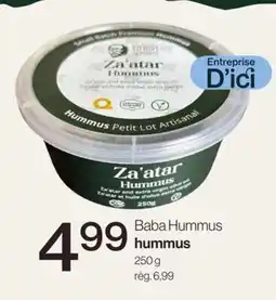 Avril Baba Hummus hummus offer