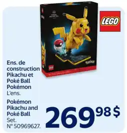 Walmart Lego Pokémon Pikachu and Poké Ball offer