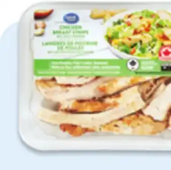 Walmart Great Value fully cooked chicken breast strips offer
