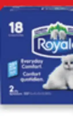 Walmart Royale facial tissue 18-pack. Original 2-ply 126 offer