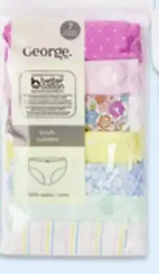 Walmart George Kid's underwear offer