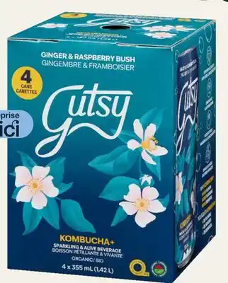 Avril Gutsy kombuchas bios réfrigérés offer