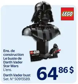 Walmart Lego Darth Vader bust offer
