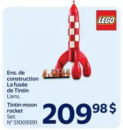 Walmart Lego Tintin moon rocket offer