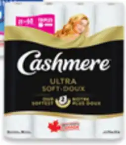 Walmart Cashmere 30 = 62 rolls or UltraLuxe 20 = 60 rolls bathroom tissue offer