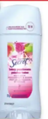 Walmart Secret Fresh antiperspirant offer