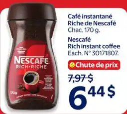 Walmart Nescafé Rich instant coffee offer