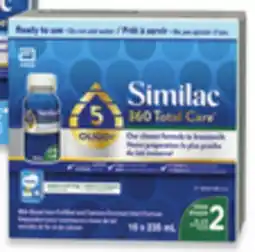 Walmart Similac 360 Total Care step 2 ready to feed formula offer