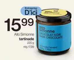 Avril Allo Simonne tartinade offer
