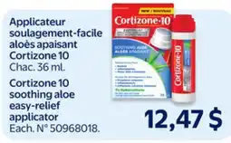 Walmart Cortizone 10 soothing aloe easy-relief applicator offer