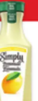 Walmart Simply Lemonade fruit Juices offer