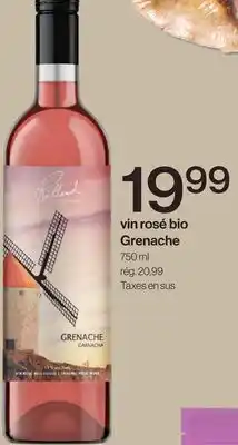Avril vin rosé bio Grenache offer