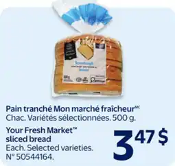 Walmart Your Fresh Market sliced bread offer