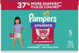 Walmart Pampers value pack Cruisers 360° diapers offer