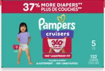Walmart Pampers value pack Cruisers 360° diapers offer