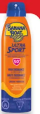 Walmart Banana Boat Ultra Sport sunscreen spray SPF 50+ offer