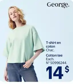 Walmart Cotton tee offer